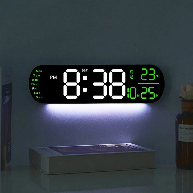 LED Wall Clock with Atmosphere Light