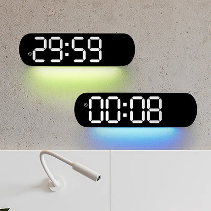 LED Wall Clock with Atmosphere Light